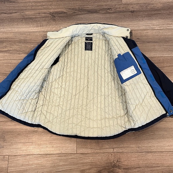 EUC Boys 12-14 Nautica Blue Puffer Jacket with Zippers and Velcro - Picture 3 of 5